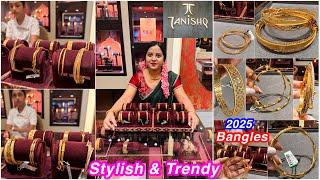 2025 New Trendy & stylish 11.5% VA gold bangle collections from Tanishq| 2025 Daily wear Bangles