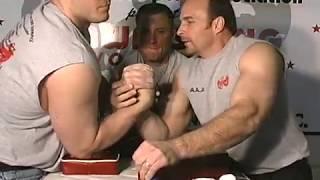 Armwrestling match - Travis Bagent vs. Dave Patton