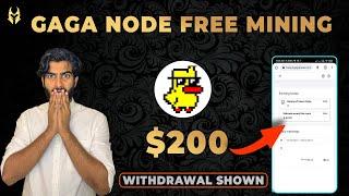 Gaga Node Free Mining App | Gaga Node Withdrawal | Gaga Node Real Or Fake | Gaga Node Price