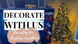 DECORATE WITH US | DECORATING FOR CHRISTMAS MARATHON