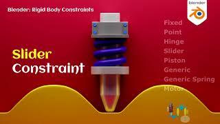 Slider Constraint: Blender Rigid Body Constraints