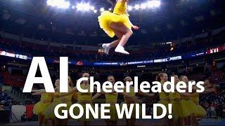 Cheerleaders Gone TOO Wild!   Stadium Stunt Chaos!