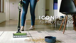 ICONPET® TURBO EDGE Cordless Stick Vacuum Feature Overview