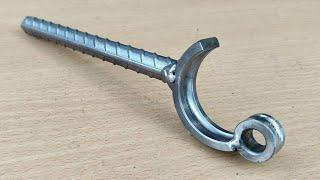 the discovery of a homemade metal bending tool that is rarely talked about by welders