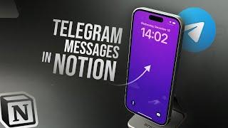 How to Show Telegram Message on Notion iPhone (tutorial)