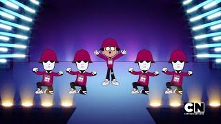 Robin and Jabbawockeez - Teen Titans Go! Justice League's Talent Show: Dance Crew Edition