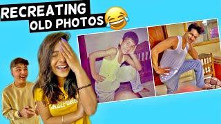 RECREATING OLD PHOTOS Challenge Part 2 | Rimorav Vlogs