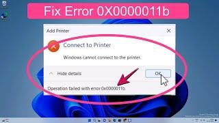 Windows no puede conectarse a la impresora: error 0x0000011b [solucionado]