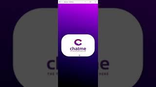 Adobe XD mobile web design - Chatme app prototype