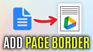 How To Add Page Border In Google Docs