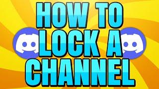 How to Lock a Channel on Discord Server