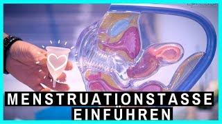 Menstruationstasse einführen & entfernen - So klappt das Einsetzen ganz einfach! (live demo)