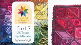 Festival of Lights Scheepjes CAL - Part 7 - UK Terms - Right Handed Crochet Tutorial