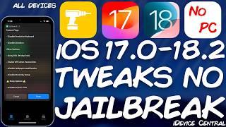 iOS 17 - 18.2 JAILBREAK (ALL Devices): LITHIUM No-PC iOS Tweaks TOOL Released!