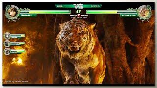 Mowgli vs Shere Khan with Healthbars