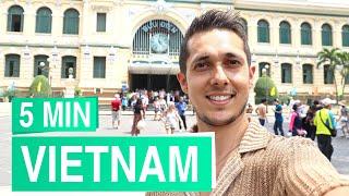 Vietnam in 5 minutes  Hoi An, Hue, HCMC | unique culture, delicious food