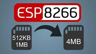 How to upgrade your ESP8266 memory to 4MB (in under 2 minutes)