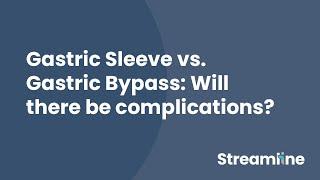 Complications from gastric sleeve surgery  gastric bypass surgery 🩺