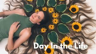 DAY IN THE LIFE! Hair Art, Epic Garden Tour & Herbal Ice Tea Recipe