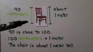 2nd Grade Math 9.5, Centimeters and Meters, Comparing