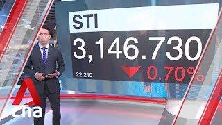 Straits Times Index (STI) closes 0.7% in the red on Aug 13