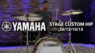 Yamaha Stage Custom Hip Drum Set 20/13/10/13 - Raven Black