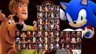 Mortal Kombat 9 - SCOOBY DOO & SONIC - Expert Tag Ladder - Gameplay @(1080p) - 60ᶠᵖˢ 