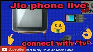 How To Connect JioPhone To Tv By Jio Media Cable | Live Mobile Connect Demo | In Hindi | 2017