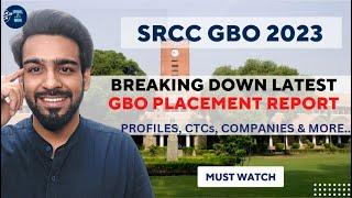 SRCC GBO 2023 Exam | How to crack SRCC GBO 2023? | SRCC GBO placements | SRCC GBO exam pattern |