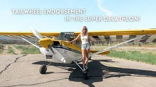 Tailwheel Training in the Super Decathlon!