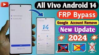 Vivo FRP Bypass Android 14 | Latest Security Update 2024 | Vivo Android 14 FRP Bypass Without PC