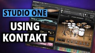 How to use Kontakt in Studio One (Inc Kontakt 7 and Studio One 6)