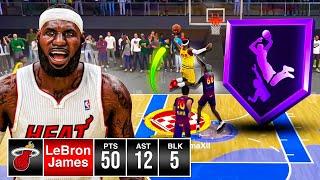 "PRIME" MIAMI LEBRON JAMES BUILD is A MENACE in NBA 2K24!