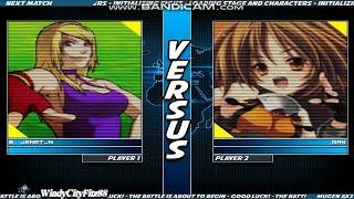 WCFITZ88 Mugen Battles | B. Jenet (KOF XI) vs May (Guilty Gear)