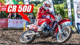 WIDE OPEN racing on Honda CR500 Two Stroke!