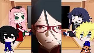 Naruto Character'sReact To Boruto And Sarada | BORUSARA | And Their Friend's | Full_HD_video