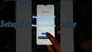 How To Unlock Screen Lock Samsung Galaxy A12  How To Hard Reset Samsung Mobile #shorts #hardreset