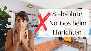 8 NO-GOS BEIM EINRICHTEN: Die häufigsten Einrichtungsfehler vermeiden | Anna Bergner Interior Design