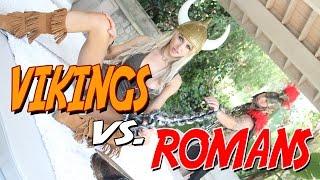 Viking Girl Alix Lynx takes on a Roman then a Unicorn!