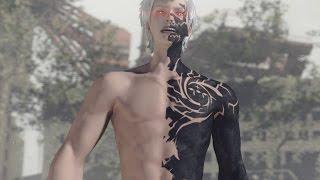 Nier Automata: Eve Boss Fight (9S Story) (1080p 60fps)