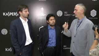 Day 6 Interview with Hikaru Nakamura and Alexander Grischuk