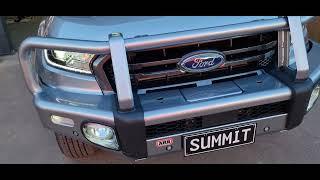 Ford Wildtrack Summit bullbar in SWR Aluminium Metallic