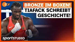 Boxer Nelvie Tiafack gewinnt Bronze im Superschwergewicht! | Olympia Paris 2024 | sportstudio