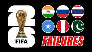 Every Country That FAILED To Qualify For World Cup 2026 (so far)