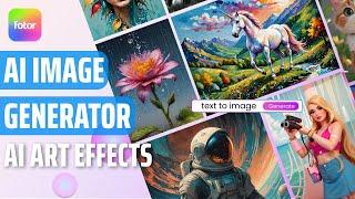 How to Use Fotor AI Image Generator and AI Art Effects