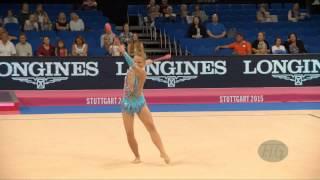 Dea MUMINOVIC (BIH) 2015 Rhythmic Worlds Stuttgart - Qualifications Clubs