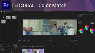 Premiere Pro Tutorial - Color Match with Lumetri