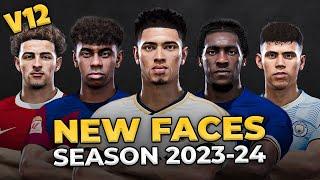 NEW Facepack V12 Season 2023/24 - Sider and Cpk - Football Life 2023 and PES 2021