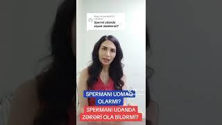 Sperma udmaq zərərlidir?