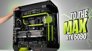 RTX 5090 Build Hits Hard - Water Cooled DY470 | 9800X3D + Benchmarks